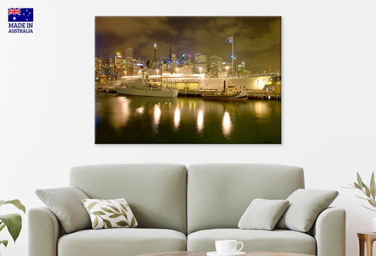HMAS Vampire at Darling Harbour Maritime Museum Sydney Wall Art Decor 100% Australian Made