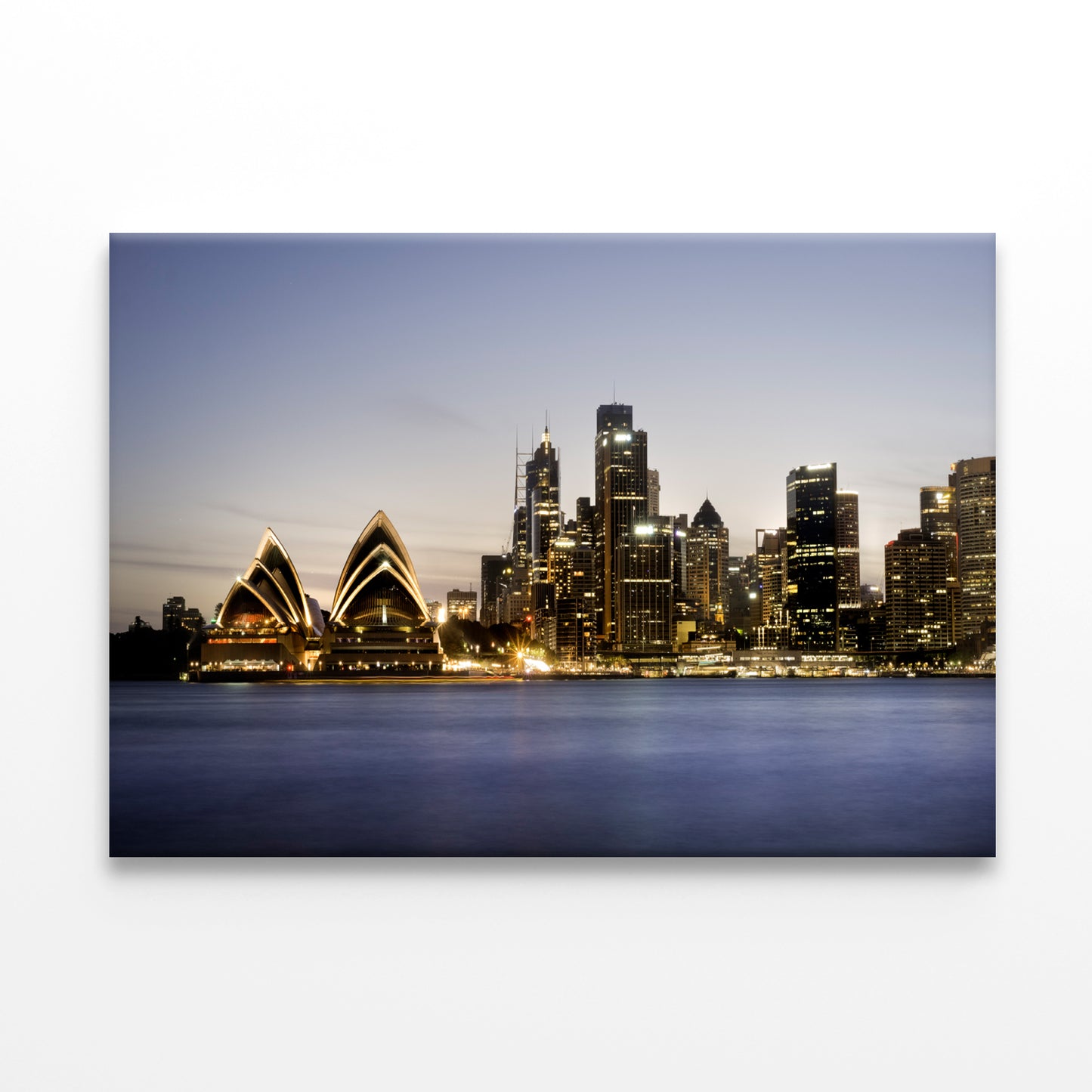 Sydney City with Opera House and Harbour Bridge Wall Art Decor 100% Australian Made
