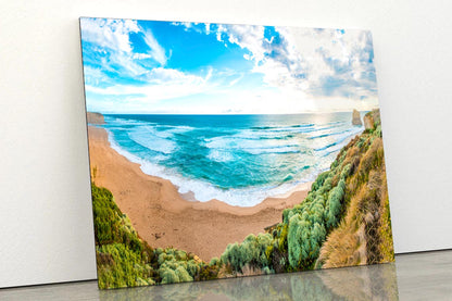 Panorama The Great Ocean Road, Victoria, Australia Acrylic Glass Print Tempered Glass Wall Art 100% Made in Australia Ready to Hang