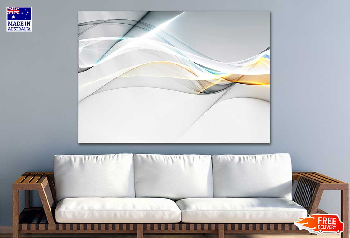 Elegant Abstract Design Print 100% Australian Made