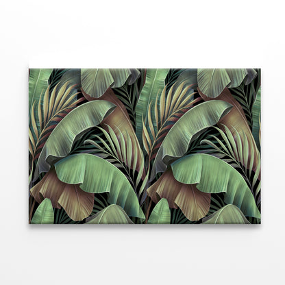 Banana Leaves Abstract Design Print 100% Australian Made - Bella Home Decor