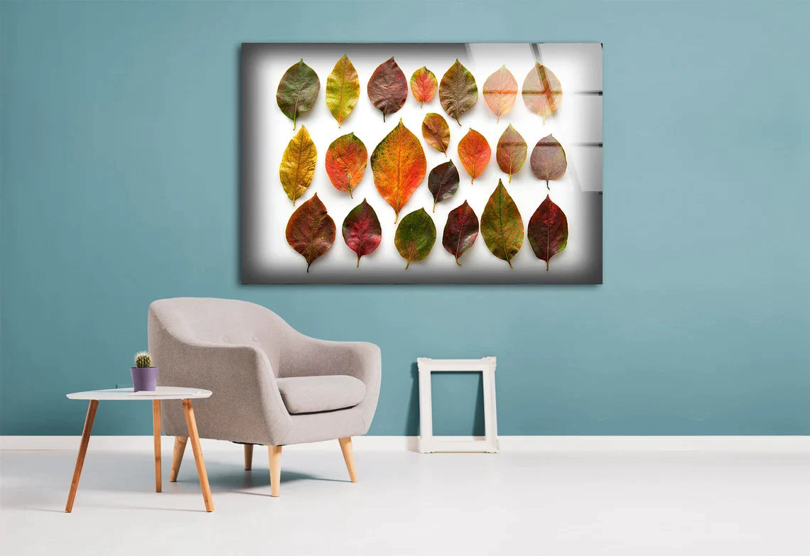 Colorful Leaves View UV Direct Aluminum Print Australian Made Quality