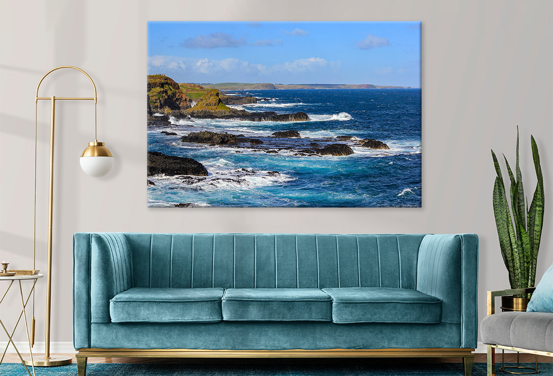 Phillip Island Victoria Volcanic Rocks Wall Art Decor 100% Australian Made