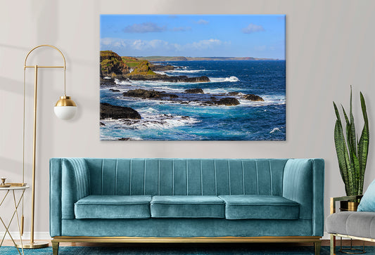 Phillip Island Victoria Volcanic Rocks Wall Art Decor 100% Australian Made