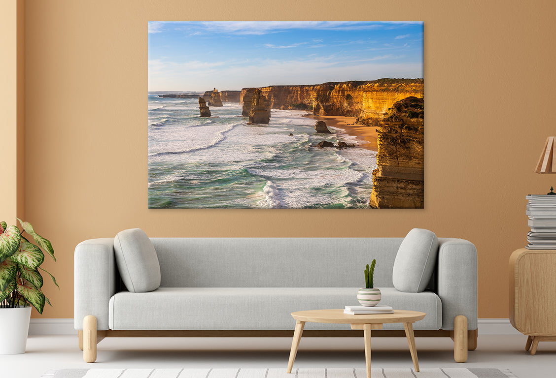 Twelve Apostles Victoria Evening Coastal Scenery Wall Art Decor 100% Australian Made