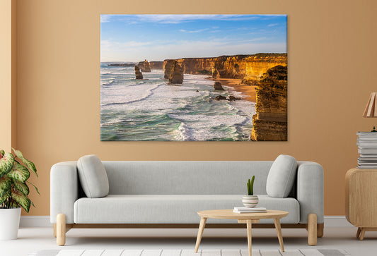 Twelve Apostles Victoria Evening Coastal Scenery Wall Art Decor 100% Australian Made