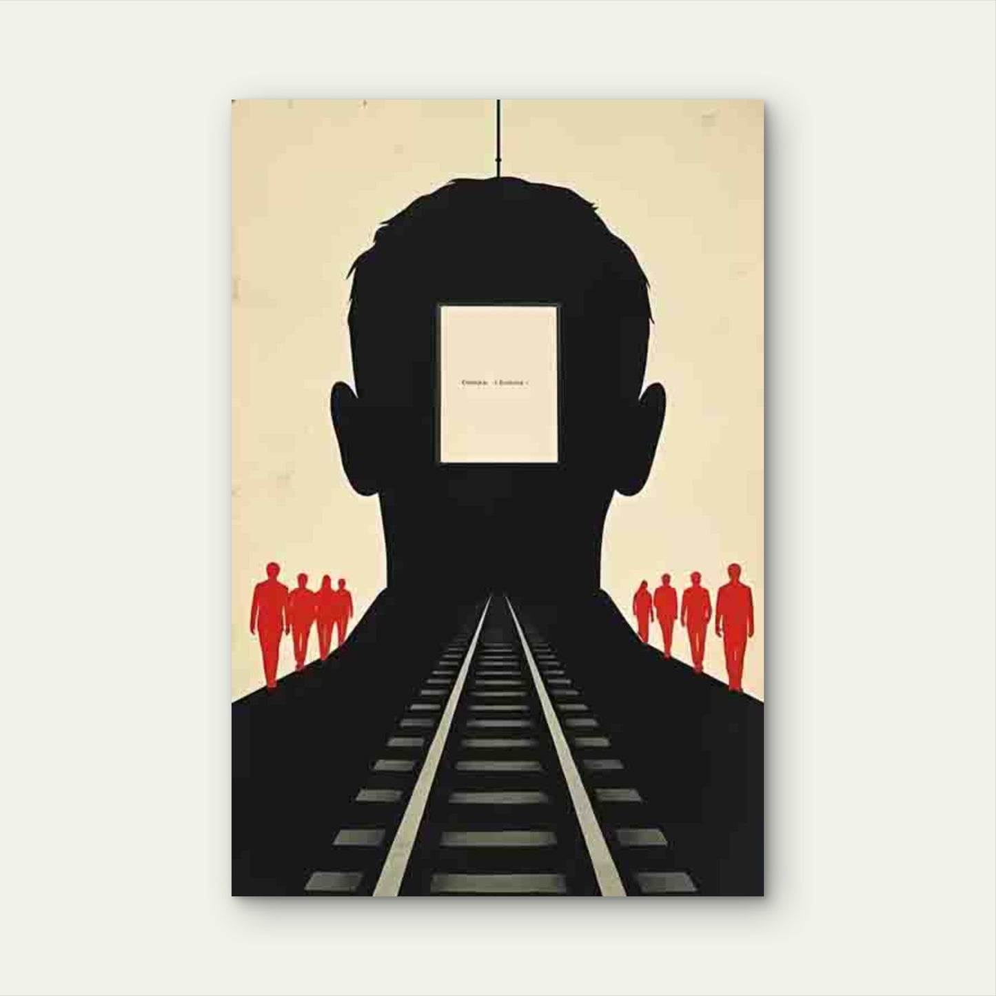Mindful Journey Silhouette Metal Print Ready to Hang - Bella Home Decor