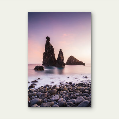 Ribeira da Janela Beach, Madeira Island 40x60cm Metal Print Ready to Hang