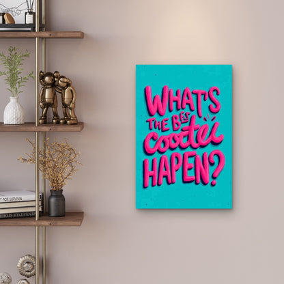 What'S Best Happens Metal Print Ready to Hang