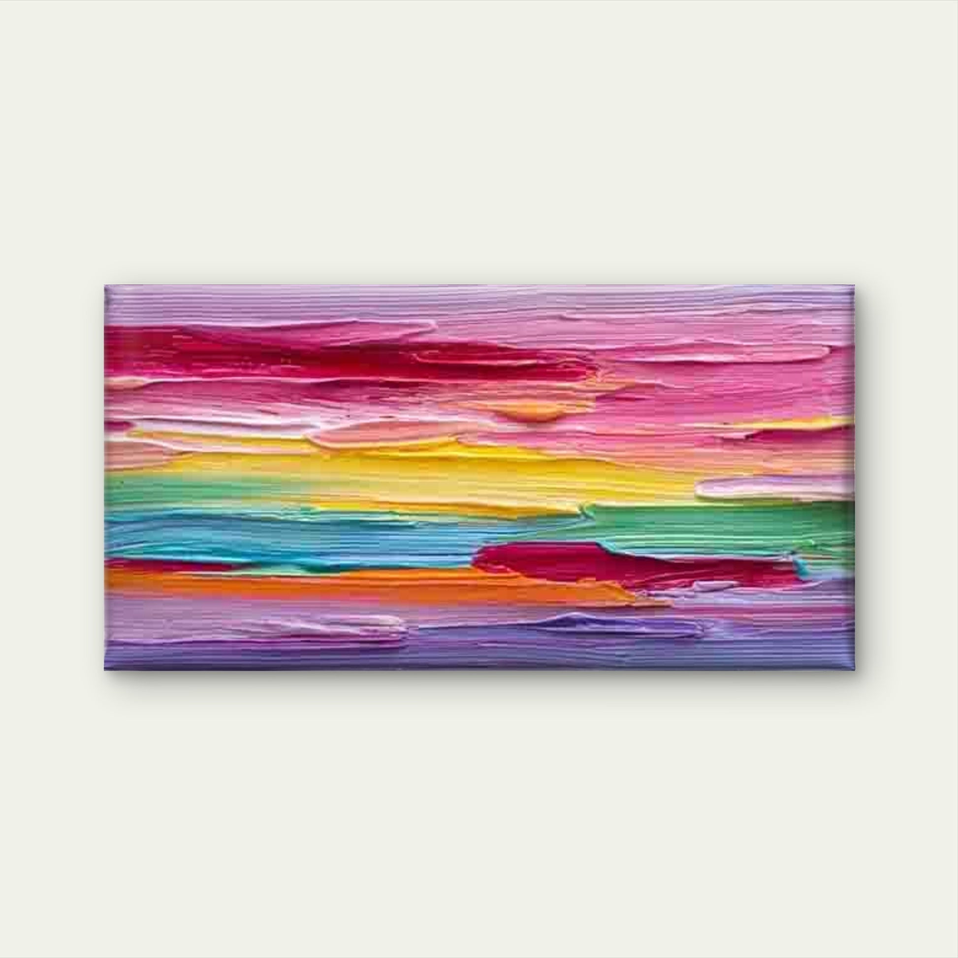 Abstract Featuring Bright Color Wall Art Canvas Office Home Room Framed 120x60cm - Bella Home Decor