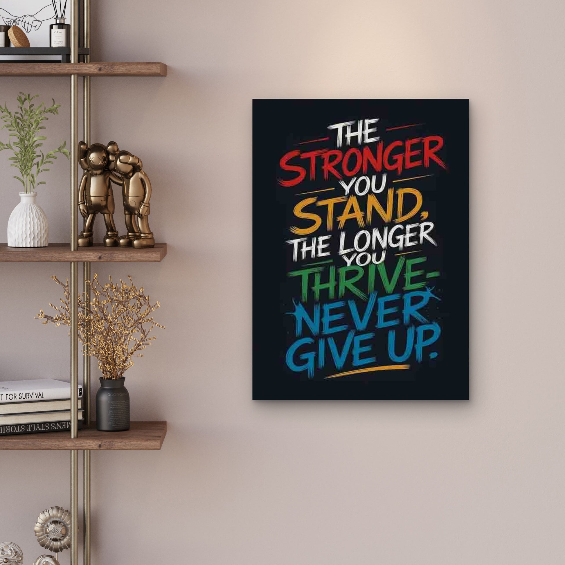 Inspirational Quote Art 60x90cm Metal Print Ready to Hang - Bella Home Decor