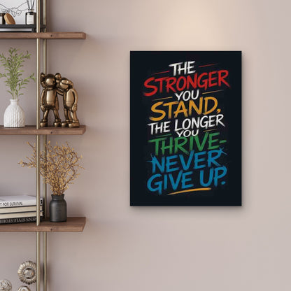 Inspirational Quote Art Metal Print Ready to Hang - Bella Home Decor