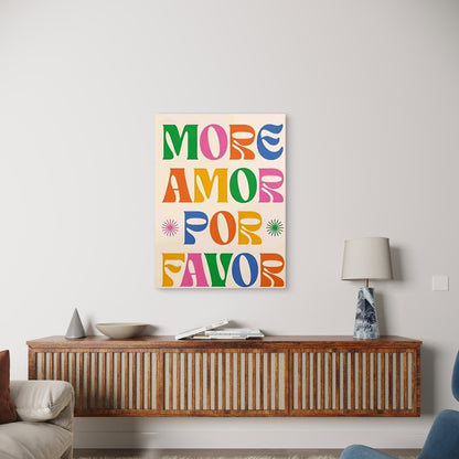 Inspirational Love Quote Retro 60x90cm Metal Print Ready to Hang