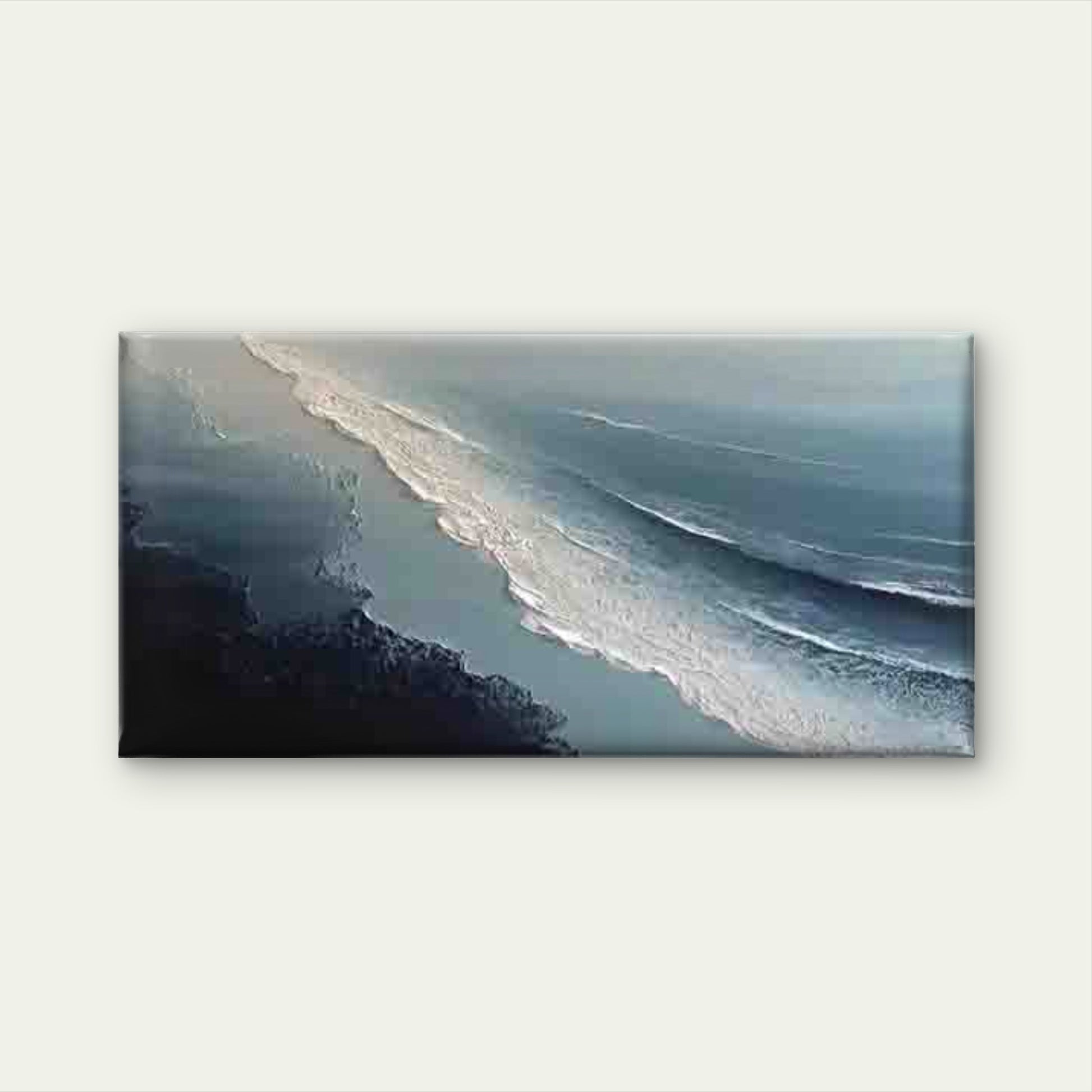 Abstract Images Feathers Wall Art Canvas Office Home Room Framed 120x60cm - Bella Home Decor