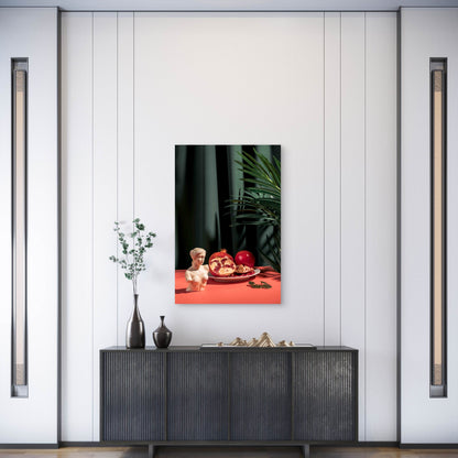 Realistic Still Life Photography  60x90cm Metal Print Ready to Hang