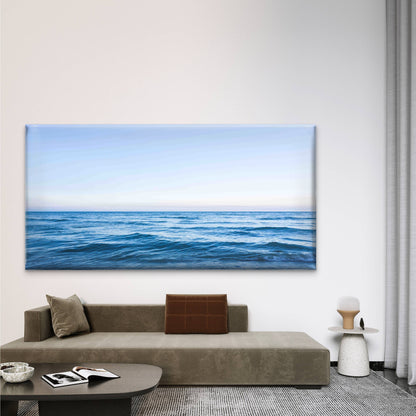 Amazing Blue Water Wall Art Canvas Office Home Room Framed 120x60cm