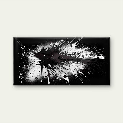 Abstract With Spray Painted Wall Art Canvas Office Home Room Framed 120x60cm