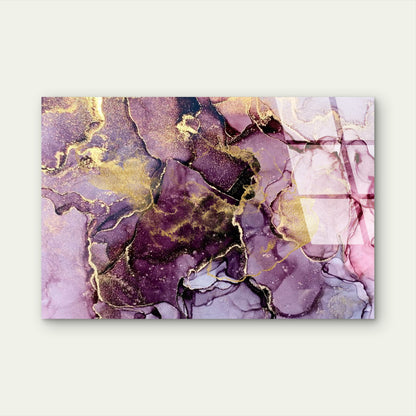 Luxury Plum Magenta Metallic Acrylic Glass Printing Wall Art Australian Made Quality