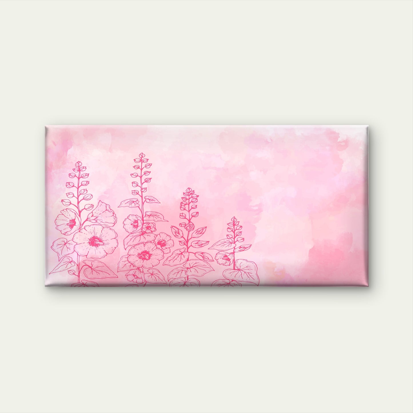 Soft Pastel Sakura Garden Bloom Wall Art Canvas Office Home Room Framed 120x60cm