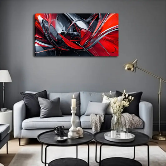 Abstract Minimalist Modern Wall Art Canvas Office Home Room Framed 120x60cm
