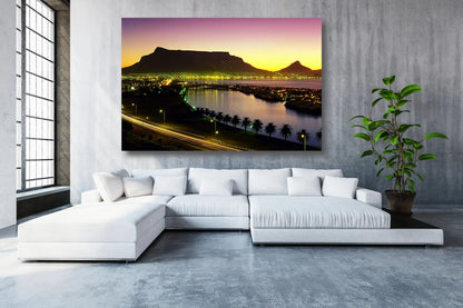 Table Mountain Cape Town UV Direct Aluminum Print Australian Made Quality