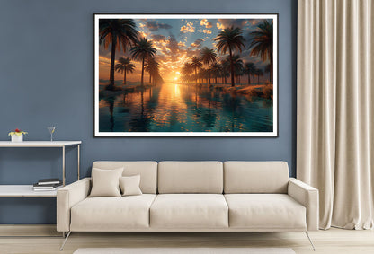 Sunset over the Sea Home Decor Premium Quality Poster Print Choose Your Sizes - Bella Home Decor