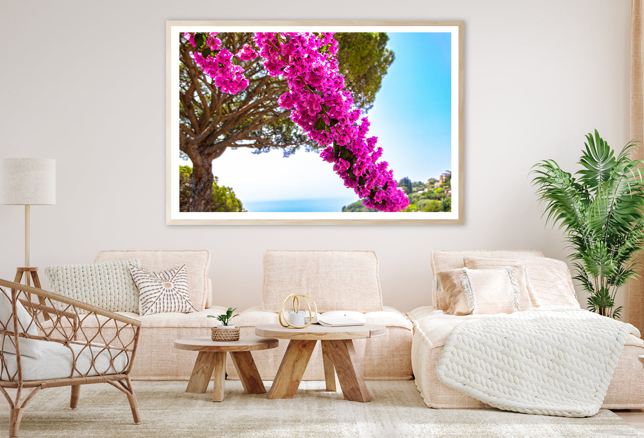 Branch Of Bougainvillea Flowers Home Decor Premium Quality Poster Print Choose Your Sizes - Bella Home Decor