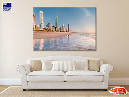 Shore of Mermaid Beach Australia Print 100% Australian Made - Bella Home Decor