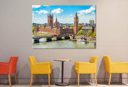 London Cityscape with Big Ben UK Wall Art Decor 100% Australian Made - Bella Home Decor