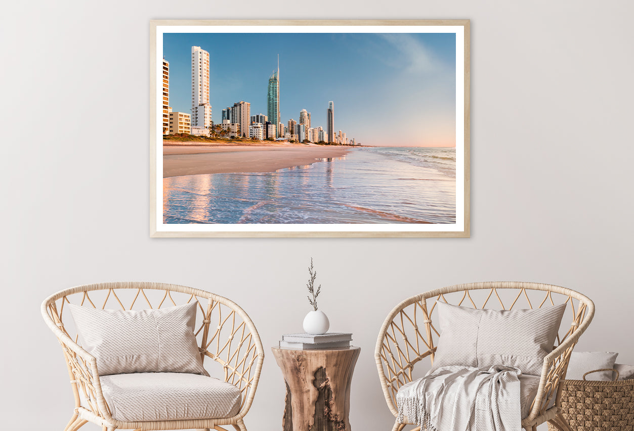 Shore of Mermaid Beach Australia Home Decor Premium Quality Poster Print Choose Your Sizes - Bella Home Decor