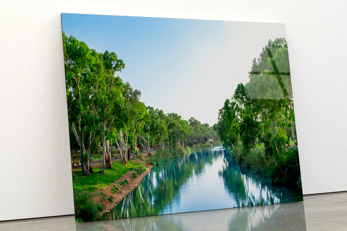 Lake Reflecting the Sky View Acrylic Glass Print Tempered Glass Wall Art 100% Made in Australia Ready to Hang