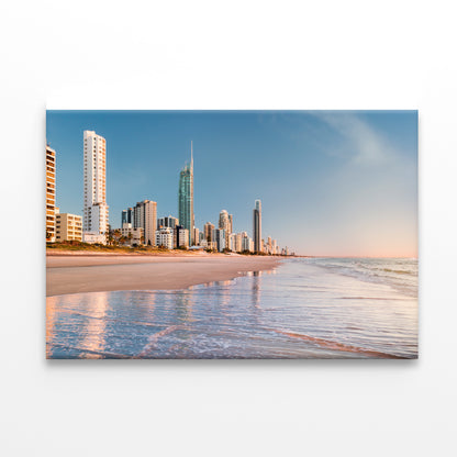 Shore of Mermaid Beach Australia Print 100% Australian Made - Bella Home Decor