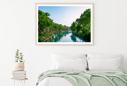 Lake Reflecting the Sky View Home Decor Premium Quality Poster Print Choose Your Sizes