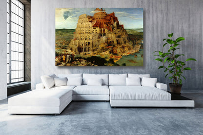 Pieter Bruegal The Elder, The Tower UV Direct Aluminum Print Australian Made Quality