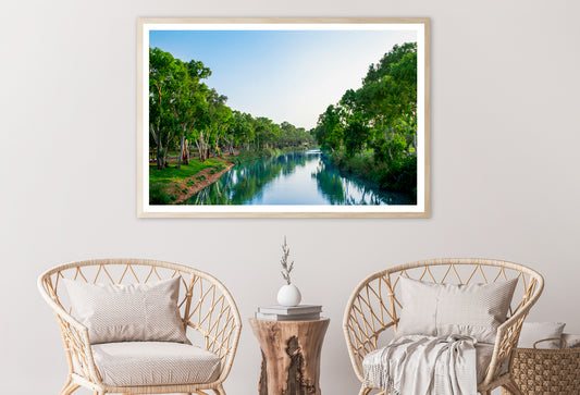 Lake Reflecting the Sky View Home Decor Premium Quality Poster Print Choose Your Sizes