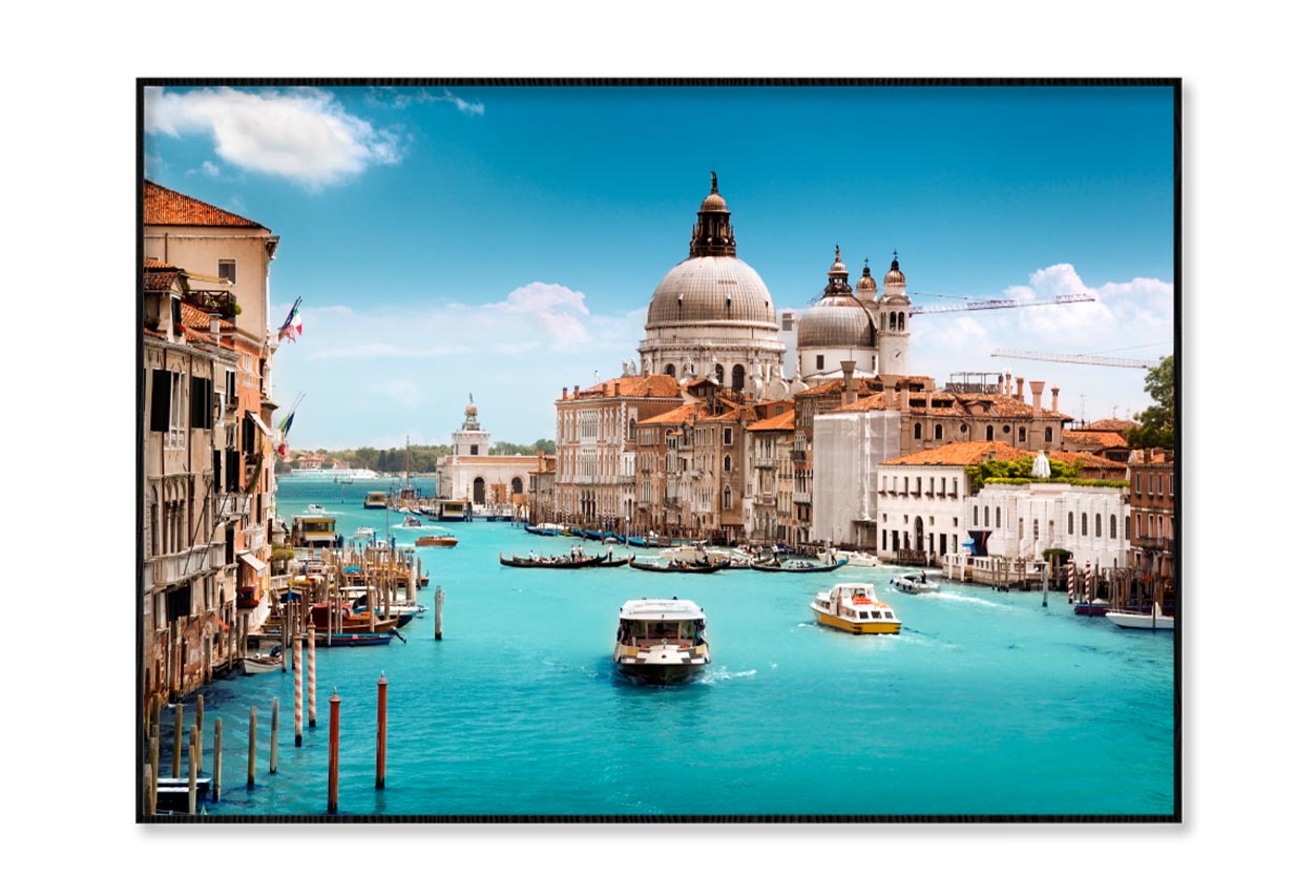 Basilica Santa Maria Della Salute, Venice, Italy Home Decor Premium Quality Poster Print Choose Your Sizes