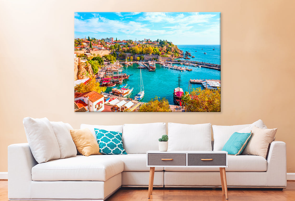 Old Town Kaleici Antalya Turkey Wall Art Decor 100% Australian Made - Bella Home Decor