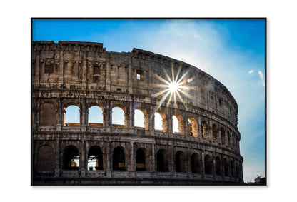 Sky & Views of The Coliseum Rome Home Decor Premium Quality Poster Print Choose Your Sizes