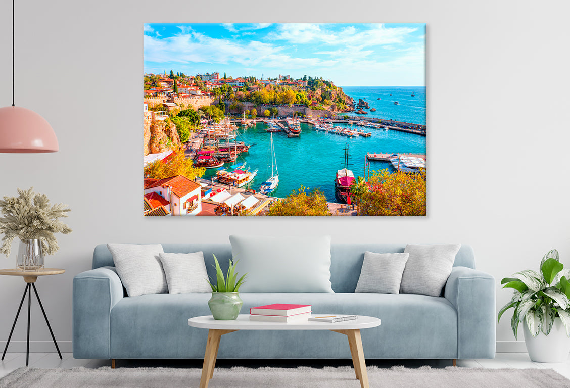 Old Town Kaleici Antalya Turkey Wall Art Decor 100% Australian Made - Bella Home Decor