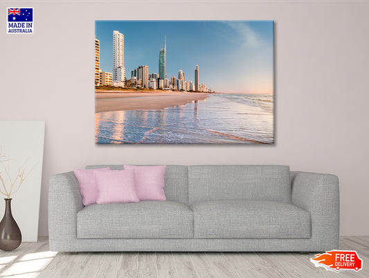 Shore of Mermaid Beach Australia Print 100% Australian Made - Bella Home Decor