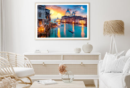 Canal With Boats and Buildings in The Background Home Decor Premium Quality Poster Print Choose Your Sizes - Bella Home Decor