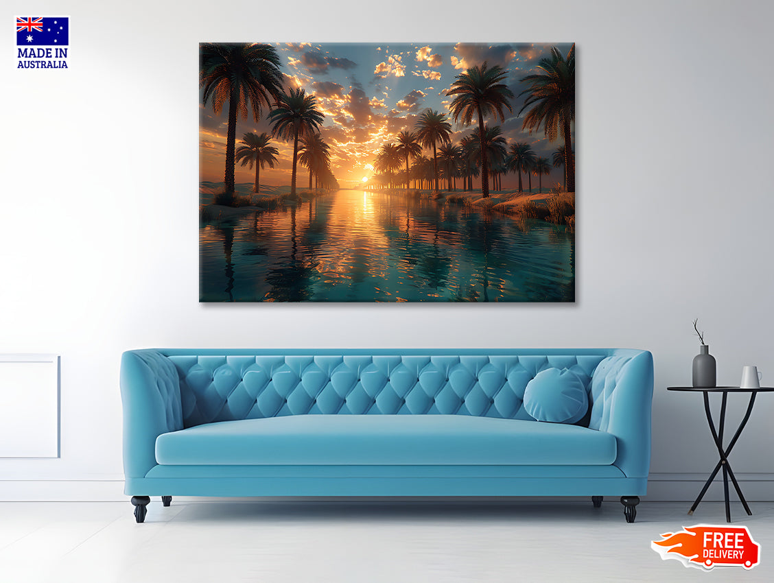 Sunset over the Sea Print 100% Australian Made - Bella Home Decor