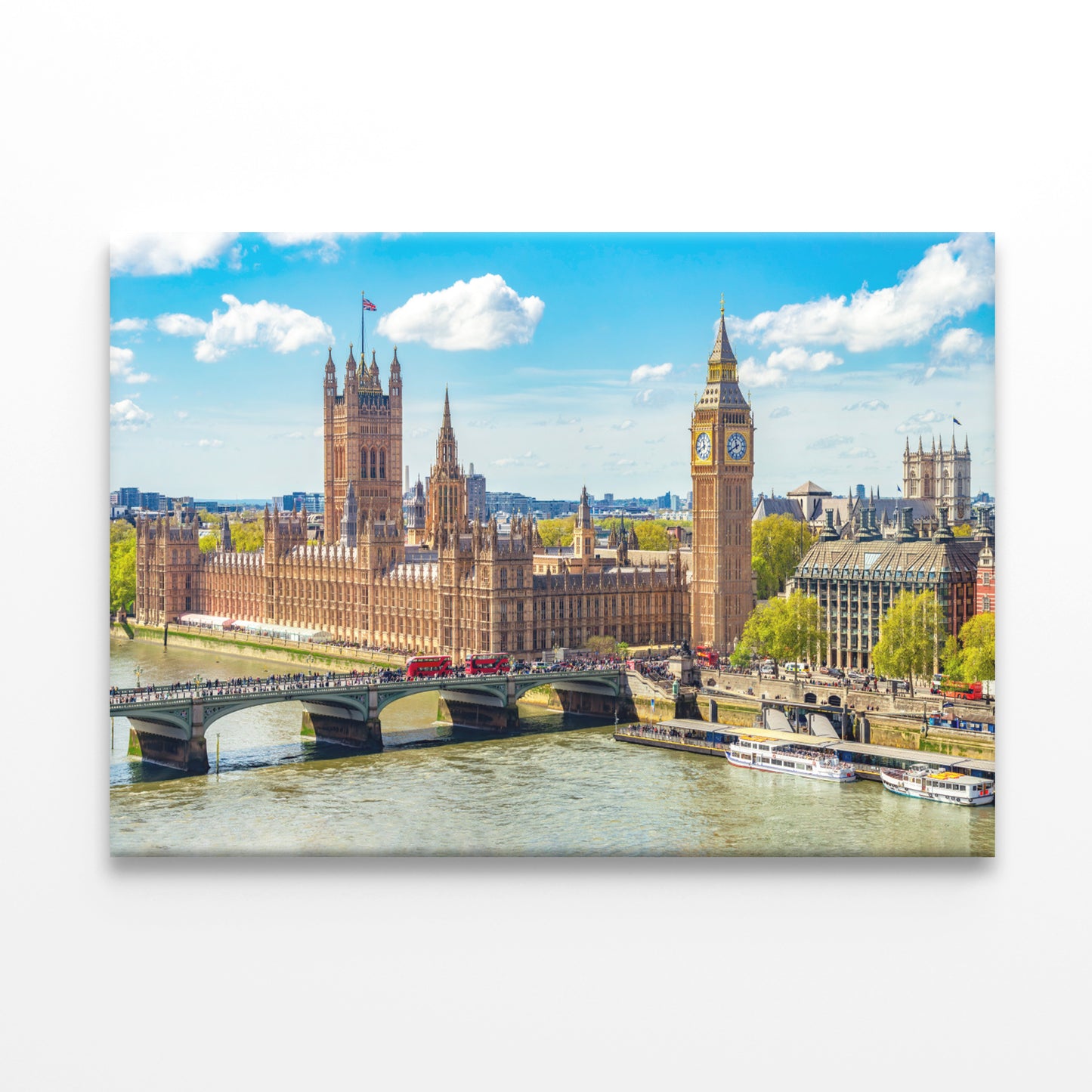 London Cityscape with Big Ben UK Wall Art Decor 100% Australian Made - Bella Home Decor
