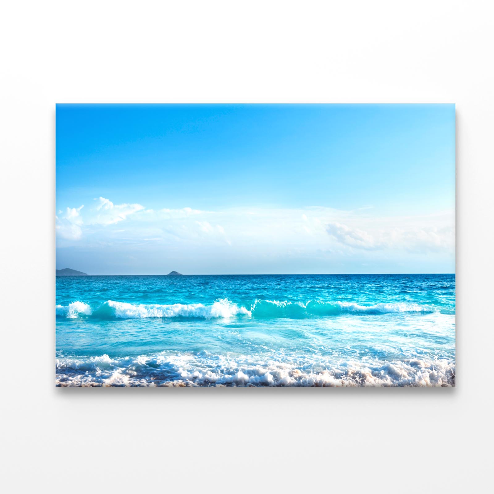 Amazing Sea Waves Acrylic Glass Print Tempered Glass Wall Art 100% Made in Australia Ready to Hang