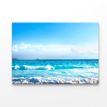 Amazing Sea Waves Acrylic Glass Print Tempered Glass Wall Art 100% Made in Australia Ready to Hang