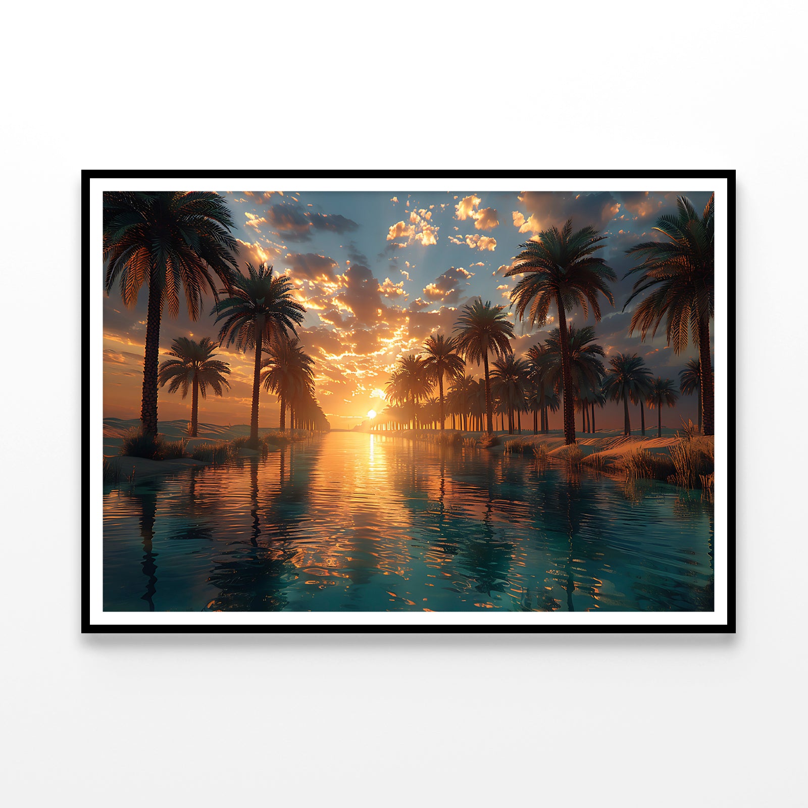 Sunset over the Sea Home Decor Premium Quality Poster Print Choose Your Sizes - Bella Home Decor