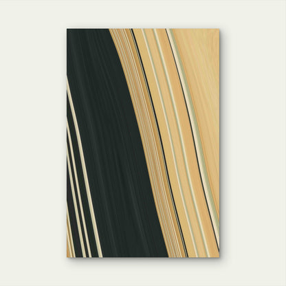 Abstract Wavy Background 60x90cm Metal Print Ready to Hang