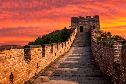 Great Wall of China at Mutianyu Home Decor Premium Quality Poster Print Choose Your Sizes