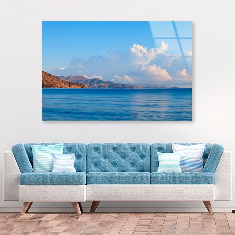 Landscapes of Crete Acrylic Glass Print Tempered Glass Wall Art 100% Made in Australia Ready to Hang