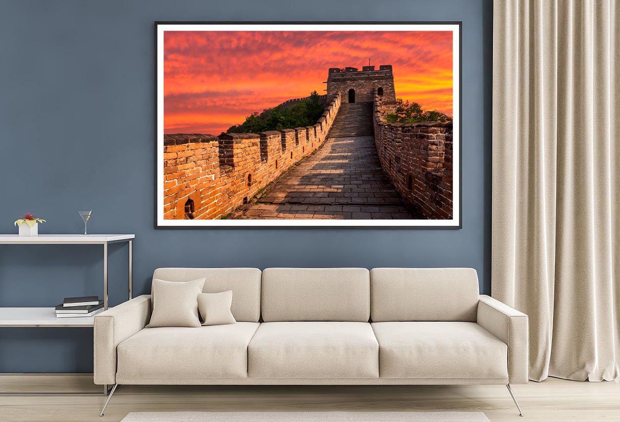 Great Wall of China at Mutianyu Home Decor Premium Quality Poster Print Choose Your Sizes